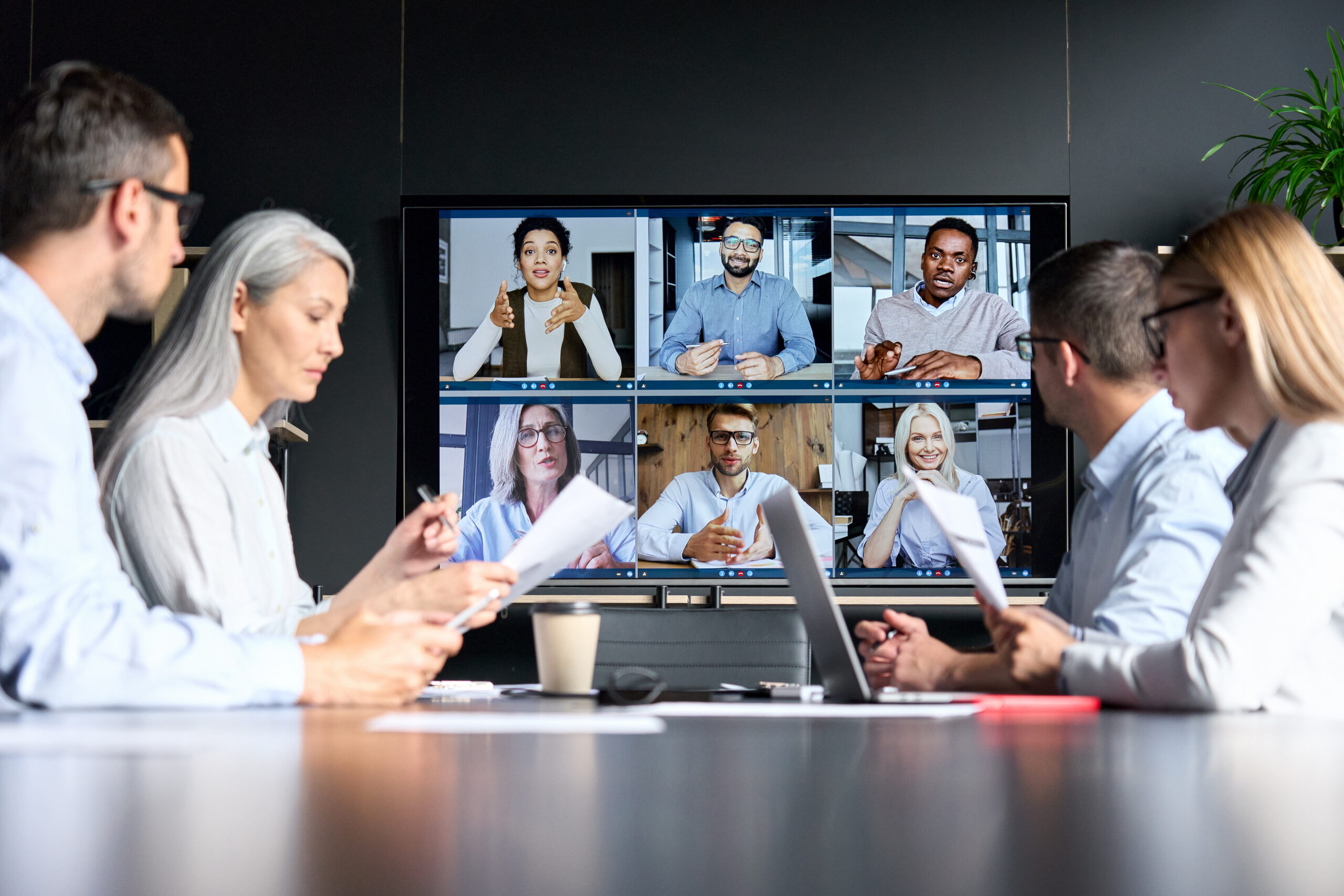 corporate video conference